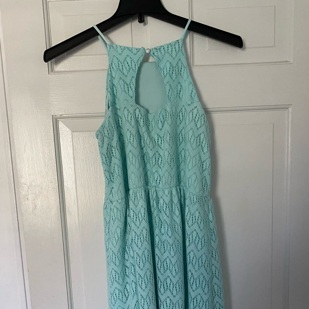 No Boundaries Teal Spring Dress